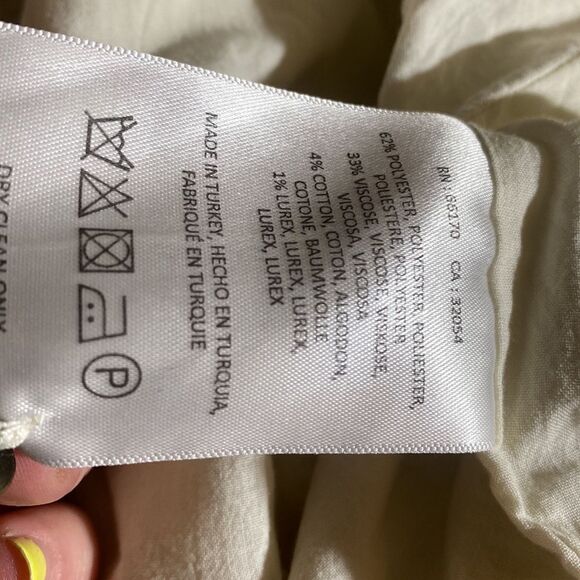 Anthropologie feather & bone ‘soleil’ jumpsuit pantsuit cream w striping small - Picture 11 of 11